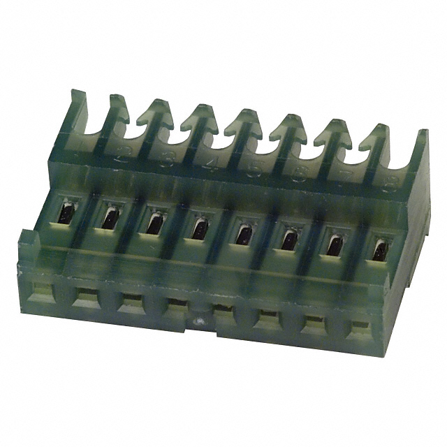 8 Position Rectangular Receptacle Connector IDC Tin-Lead 28 AWG